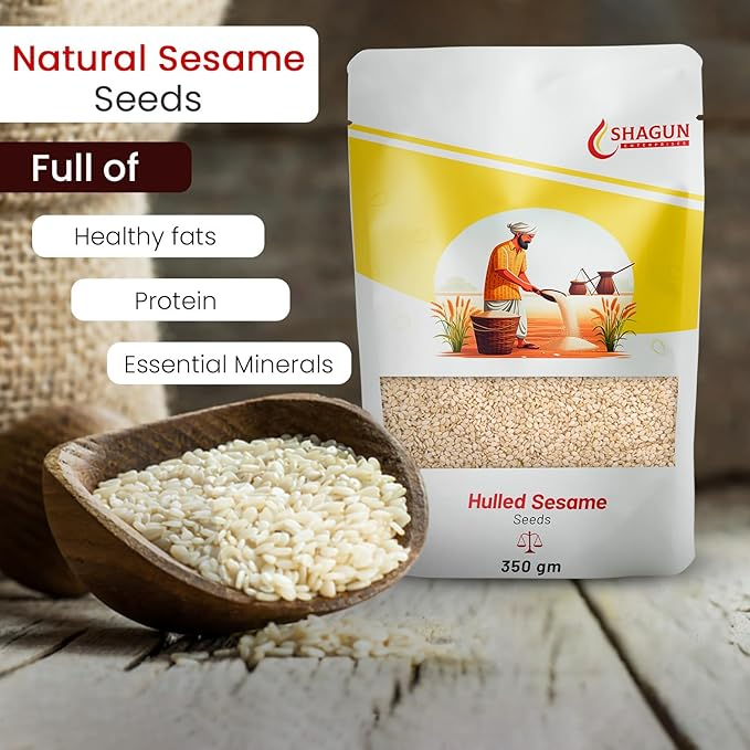 Shagun 100% Pure White Sesame Seeds 350gm