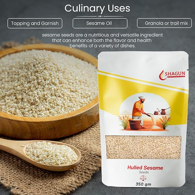 Shagun 100% Pure White Sesame Seeds 350gm