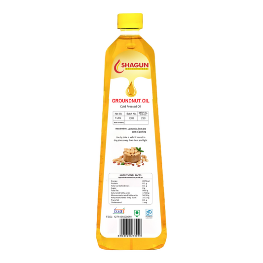Shagun Groundnut Oil Cold Pressed | 100% Pure Peanut Oil