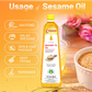 Shagun Cold Pressed Sesame Oil | 100% Pure Gingelly oil 1 Litre