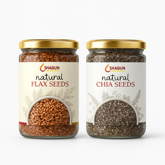 Combo pack of two Flax Seeds + Chia Seeds